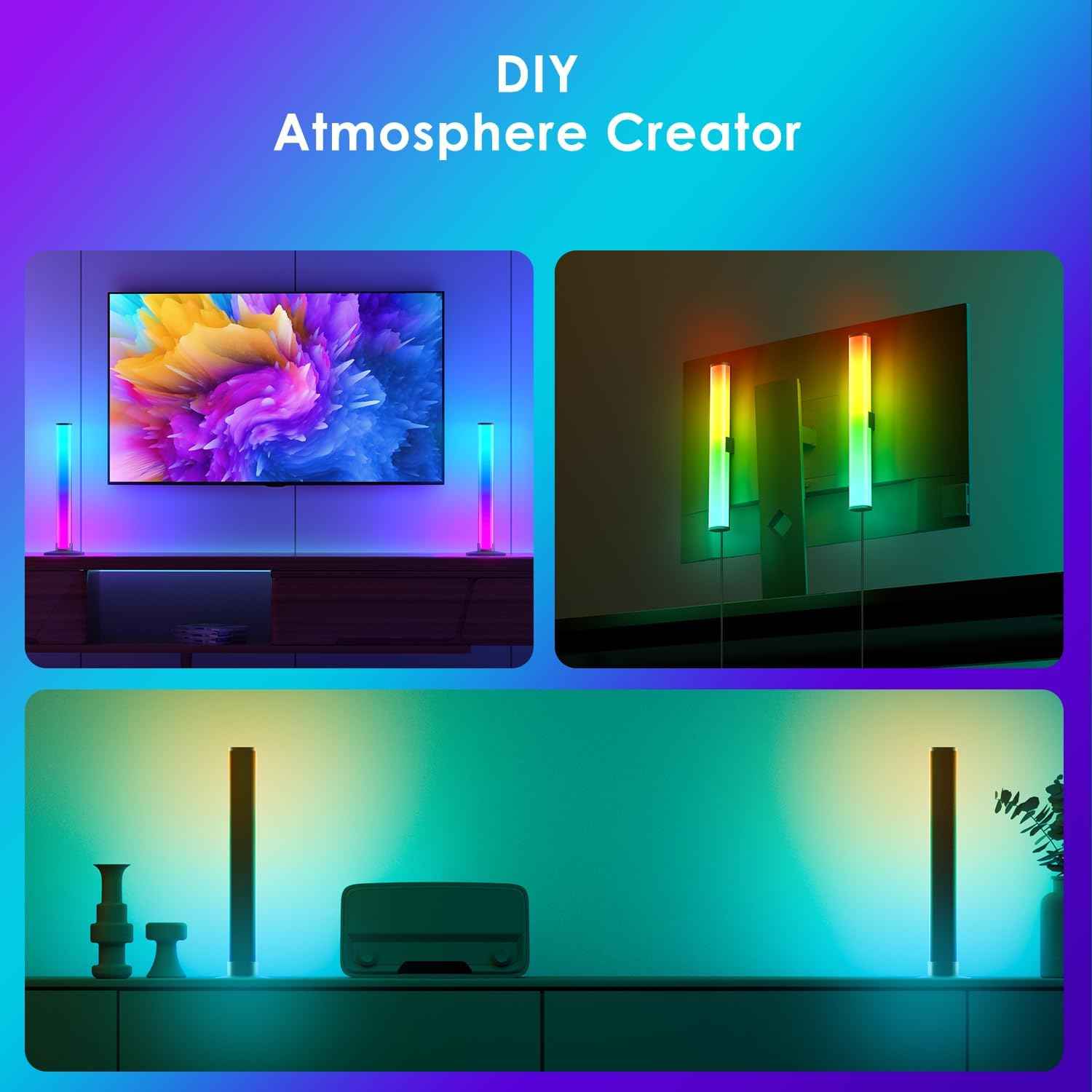 LUMI RGB Light Bar – Safe LED Night Light for Kids Bedroom and Playroom