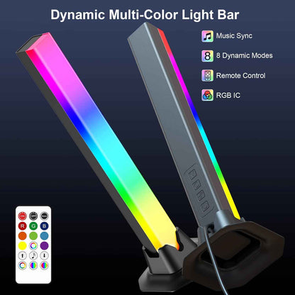 GiftBrand RGB Light Bar – Home Office Desk Ambience, USB Powered Bias Light for Long Work Sessions