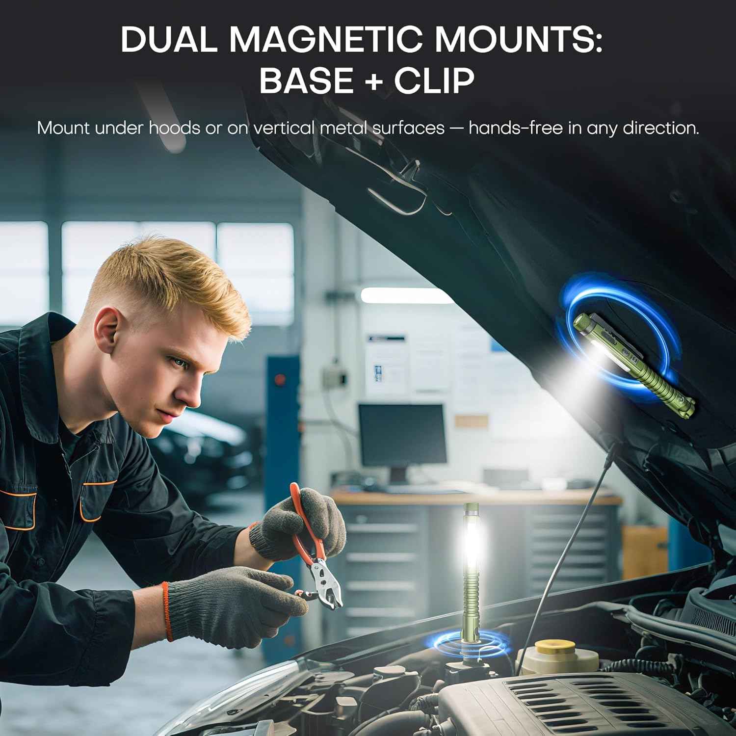 EDC Flashlight Rechargeable – Practical Graduation Gift for New Drivers and First Apartments