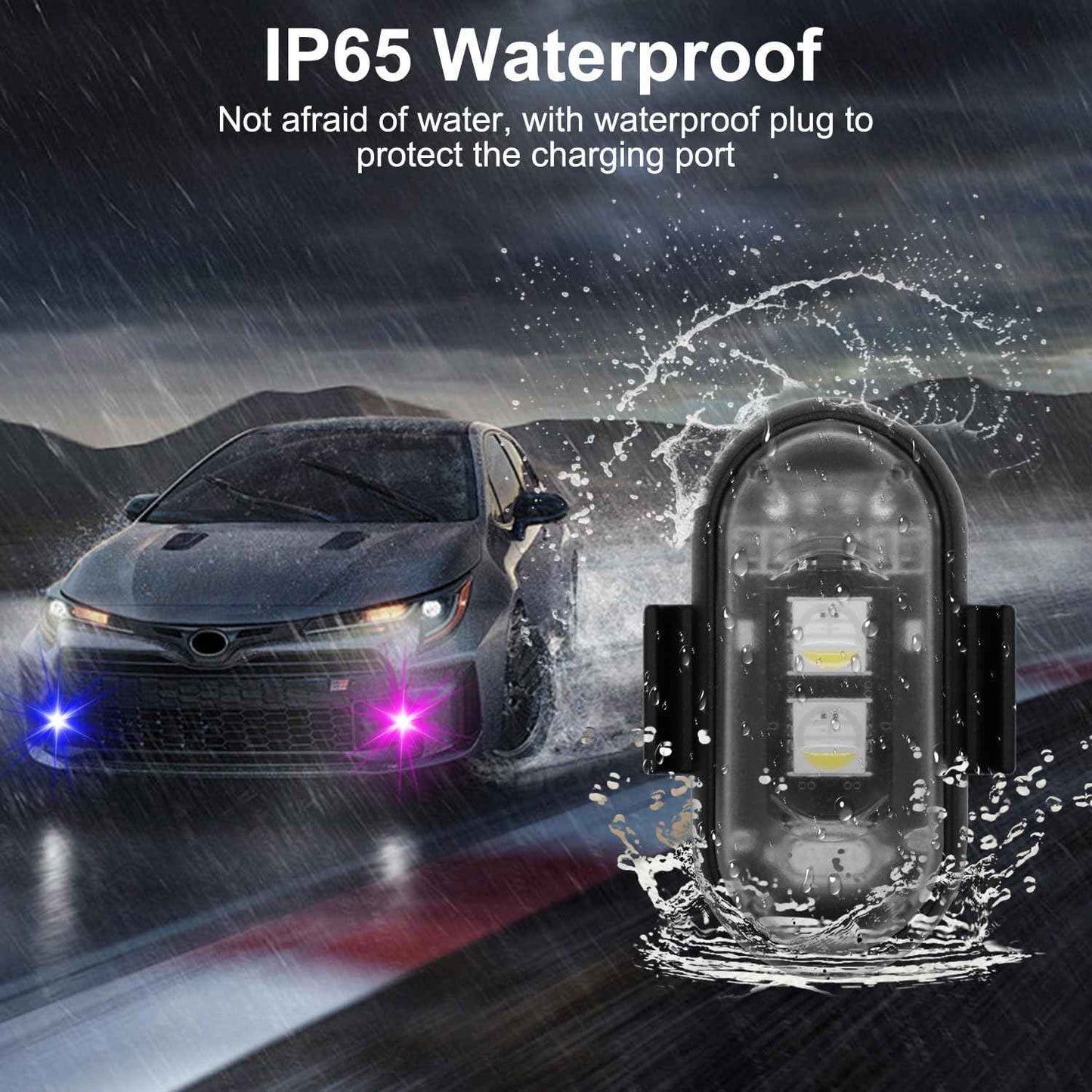 FAA-Compliant Drone Strobe Light 4-Pack – 30+ Hour Runtime for Safe Night Flight and Anti-Collision Compliance