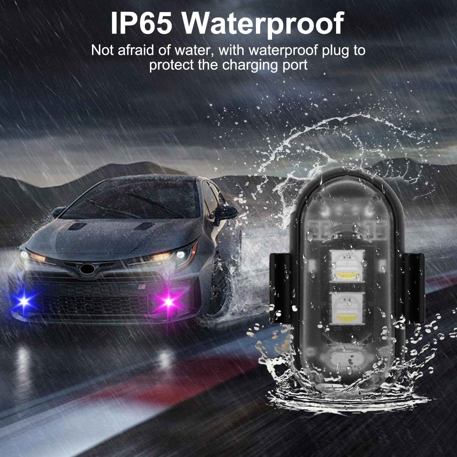 FAA-Compliant Drone Strobe Light 4-Pack – 30+ Hour Runtime for Safe Night Flight and Anti-Collision Compliance