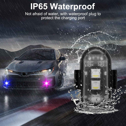 FAA-Compliant Drone Strobe Light 4-Pack – 30+ Hour Runtime for Safe Night Flight and Anti-Collision Compliance