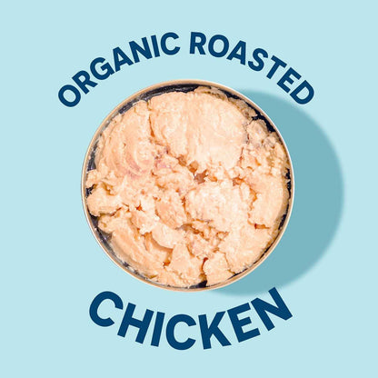 Wild Planet Organic Roasted Chicken Breast – High Protein No Salt Added Snack for Mindful Meal Prep, 5oz Can