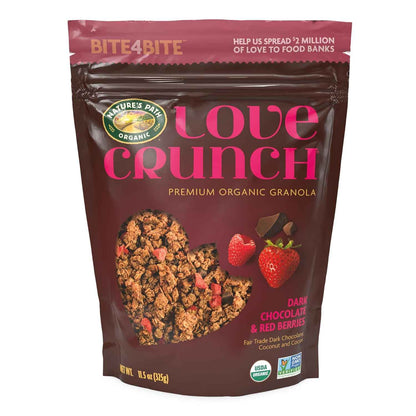 Nature's Path Love Crunch Dark Chocolate & Red Berries Granola – Thoughtful Gourmet Gift Basket Addition for Foodie Friends