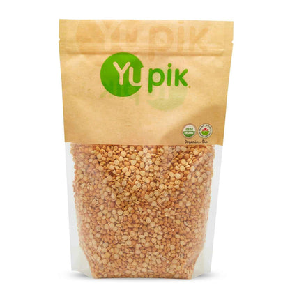 Yupik Organic Yellow Split Peas 35.2 oz – Fiber-Rich Vegan Protein for Mindful Meal Prep