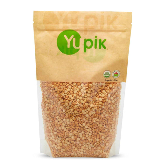 Yupik Organic Yellow Split Peas 35.2 oz – Fiber-Rich Vegan Protein for Mindful Meal Prep