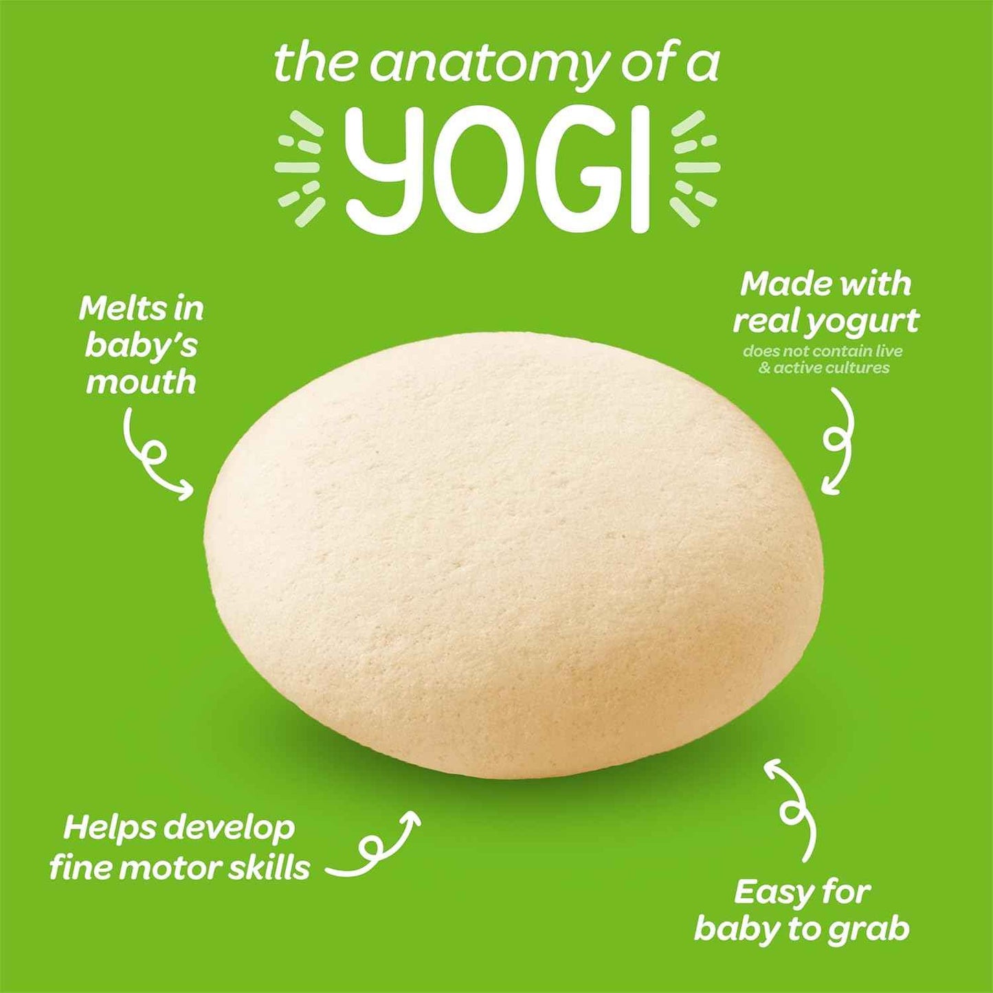Happy Baby Organics Yogis – USDA Organic Freeze-Dried Yogurt Snack for Clean-Label Families, 1 oz Variety Pack