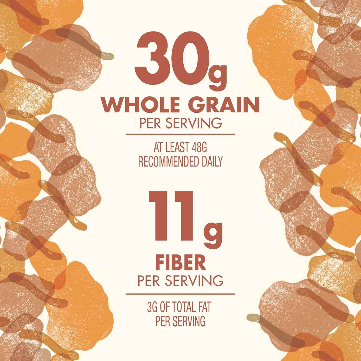 Cascadian Farm Hearty Morning Fiber Cereal for Busy Weekday Morning Routines, Pantry-Ready Bulk 4-Pack