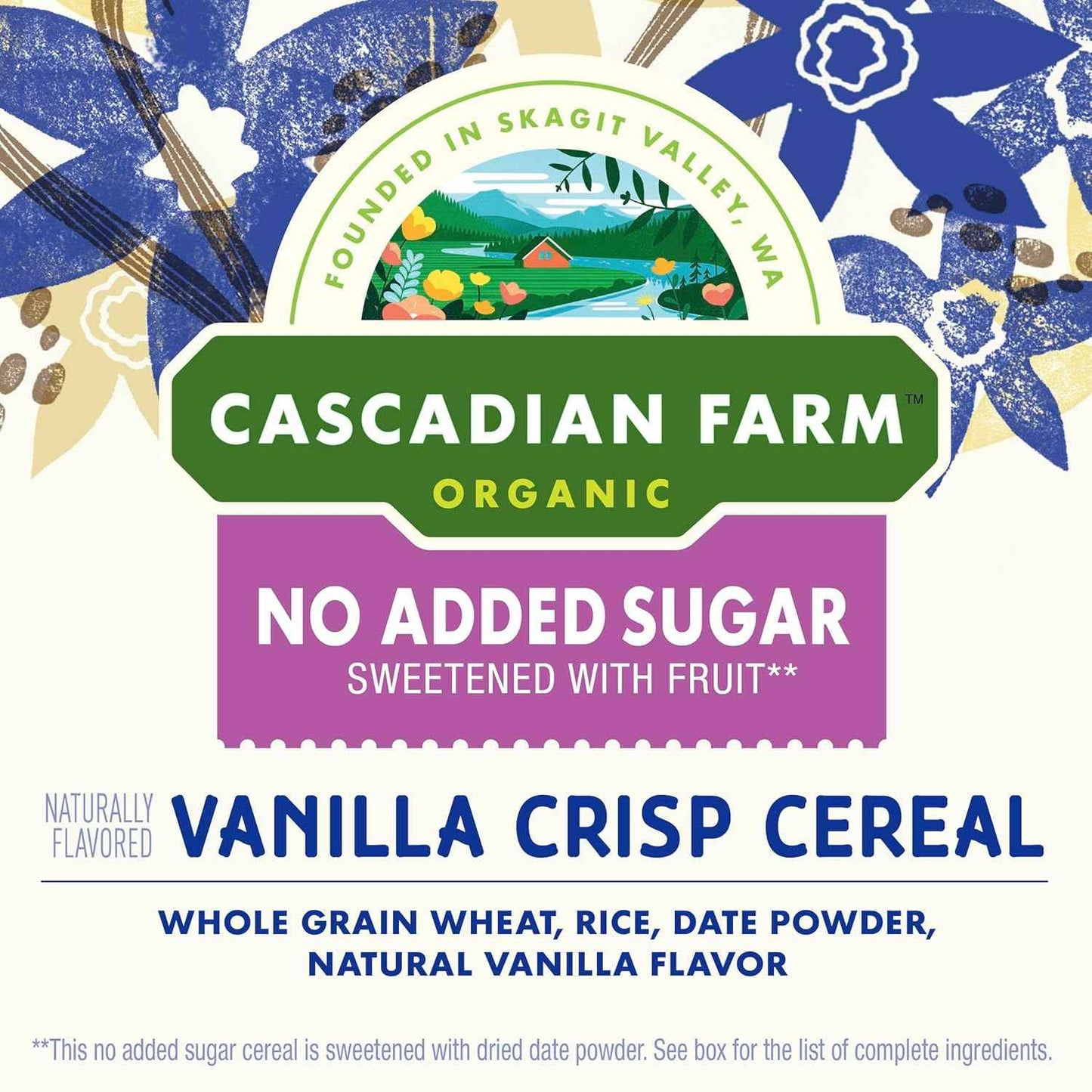 Cascadian Farm Organic Vanilla Crisp Cereal – Less-Is-More Breakfast Choice for the Neutral-Toned Eco Home, USDA Organic
