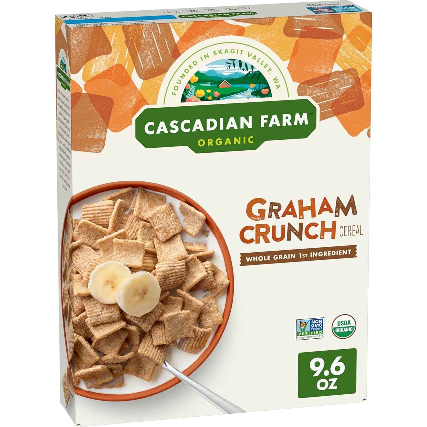 Cascadian Farm Organic Graham Crunch Cereal – Organic Snack Care Package for College Students and Dorms