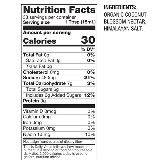 BetterBody Foods Organic Coconut Aminos – No-Frills Soy-Free Seasoning for Intentional Minimalist Pantries, Marinade