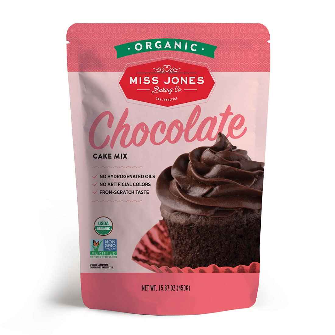 Miss Jones Baking Organic Chocolate Cake Mix – Thoughtful Gift for Vegan Friends and Allergy-Sensitive Hosts at Home