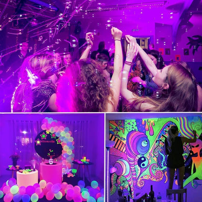 UV Black Light Strip Lights – Fun Housewarming and Holiday Gift for Party Hosts, Dimmable Glow Decor 5M to 20M