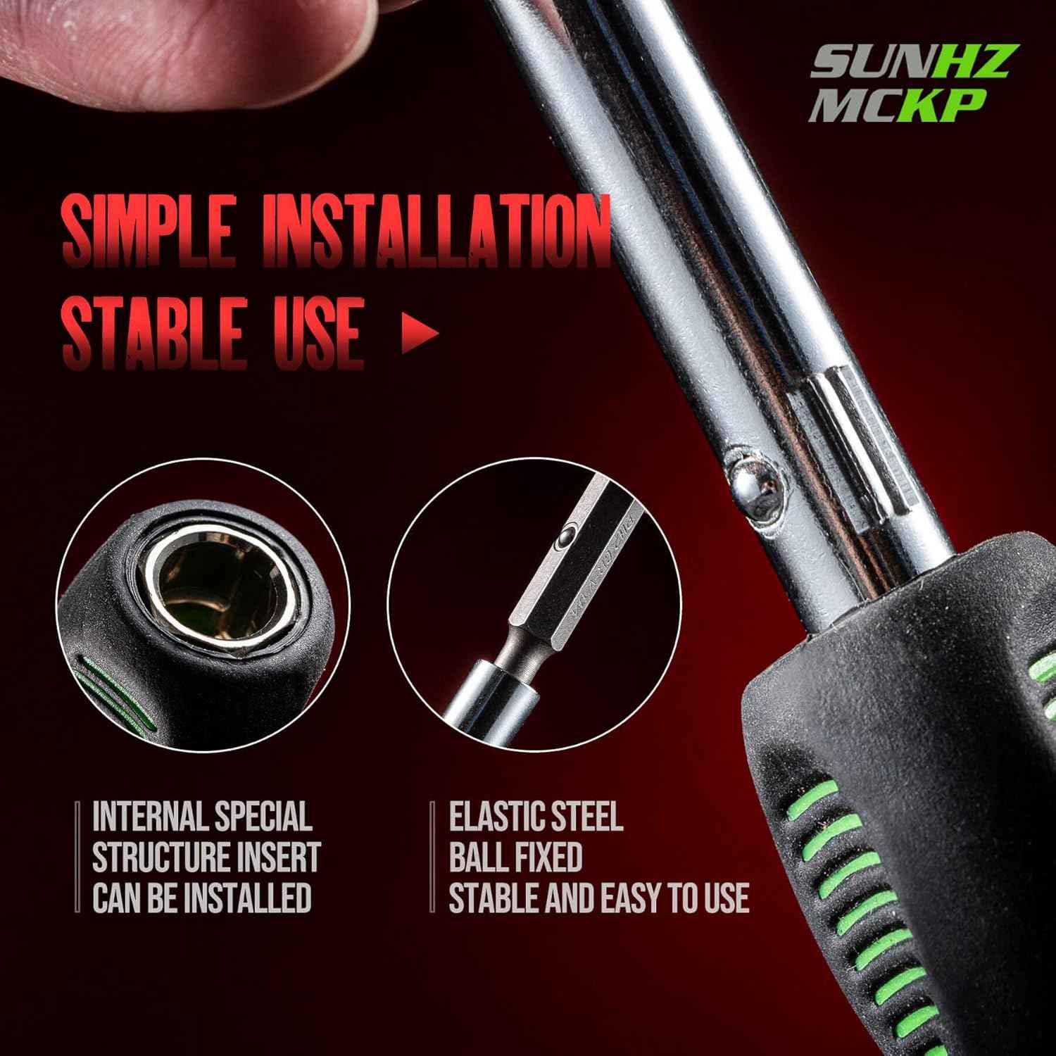 SUNHZMCKP 8 in 1 Screwdriver – Portable Repair Tool for Camping, Picnic and RV Adventures