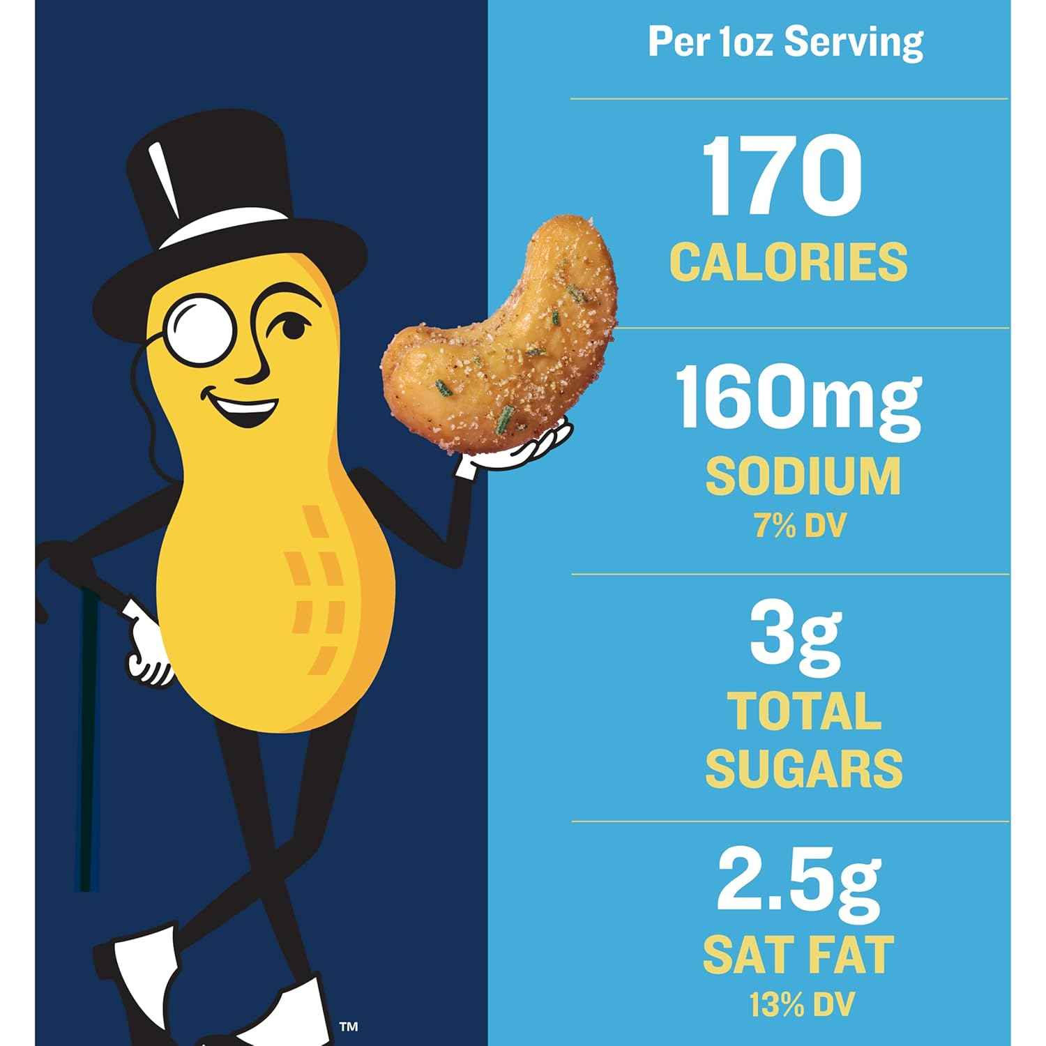 PLANTERS Dill Pickle Cashews Resealable Bags - Desk Drawer Snack to Beat the 3PM Slump