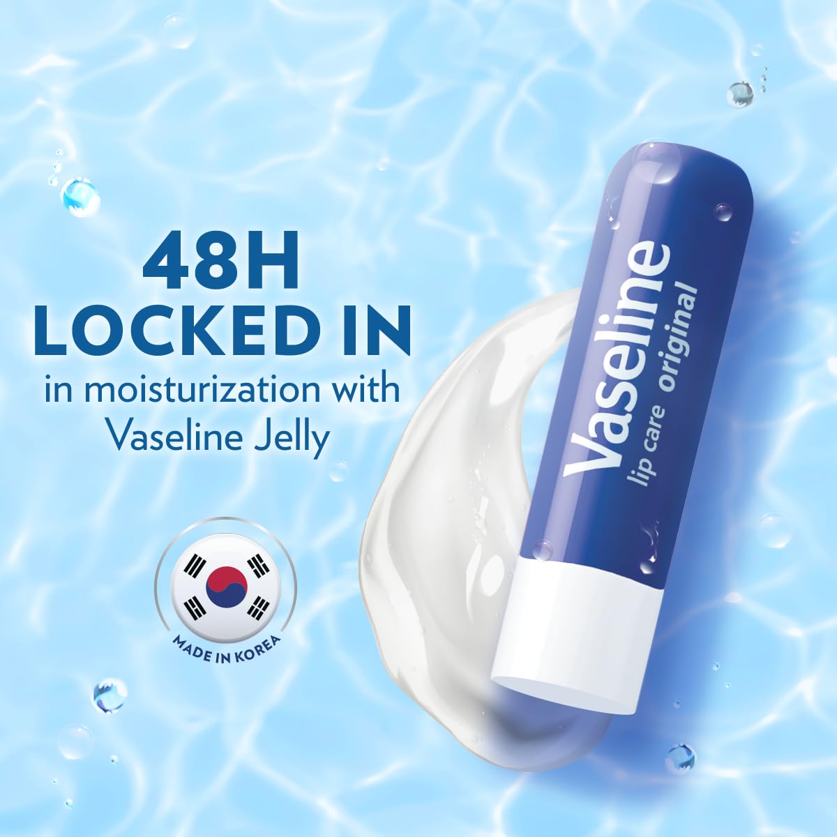 Vaseline Lip Therapy Original Care – Bedside Nightly Lip Hydration Ritual, 12-Pack Multi-Pack for Daily Self-Care