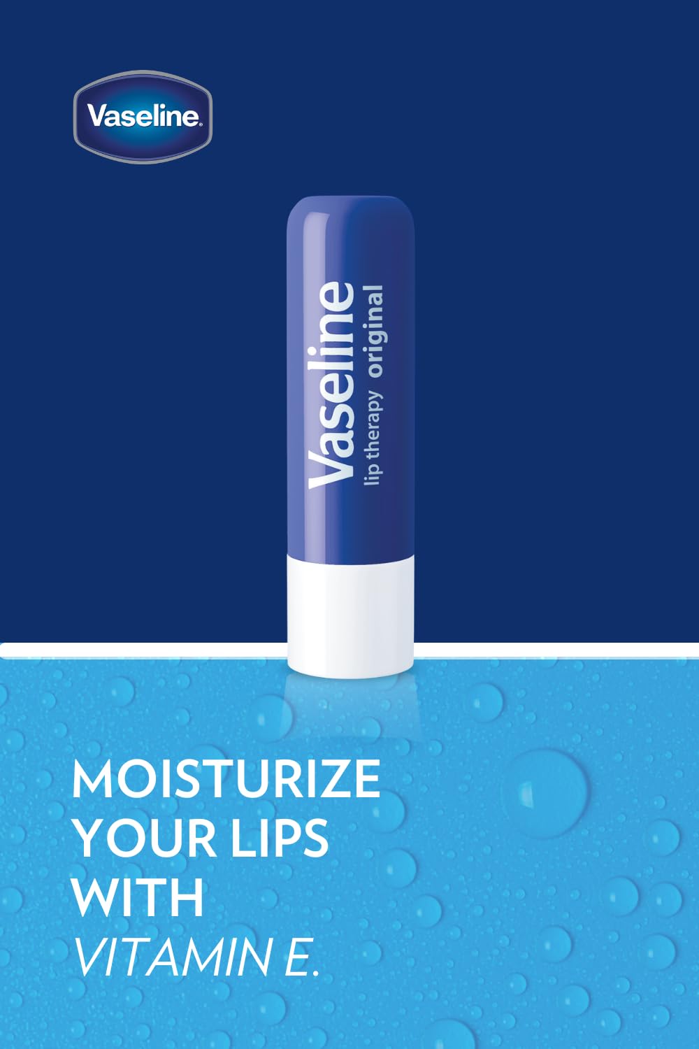 Vaseline Lip Therapy Original Care – Bedside Nightly Lip Hydration Ritual, 12-Pack Multi-Pack for Daily Self-Care