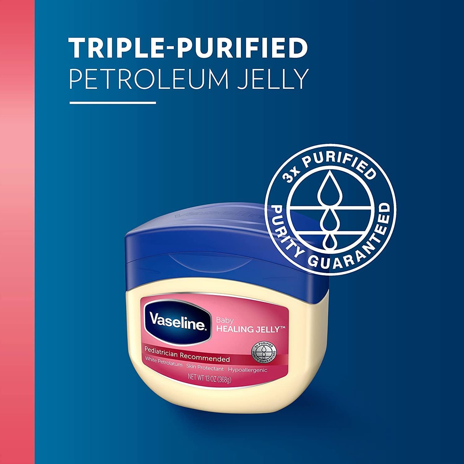 Vaseline Petroleum Jelly Baby Skincare Set – Practical New Parent Gift Basket Essential for Hospital Visits