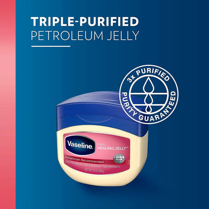 Vaseline Petroleum Jelly Baby Skincare Set – Practical New Parent Gift Basket Essential for Hospital Visits
