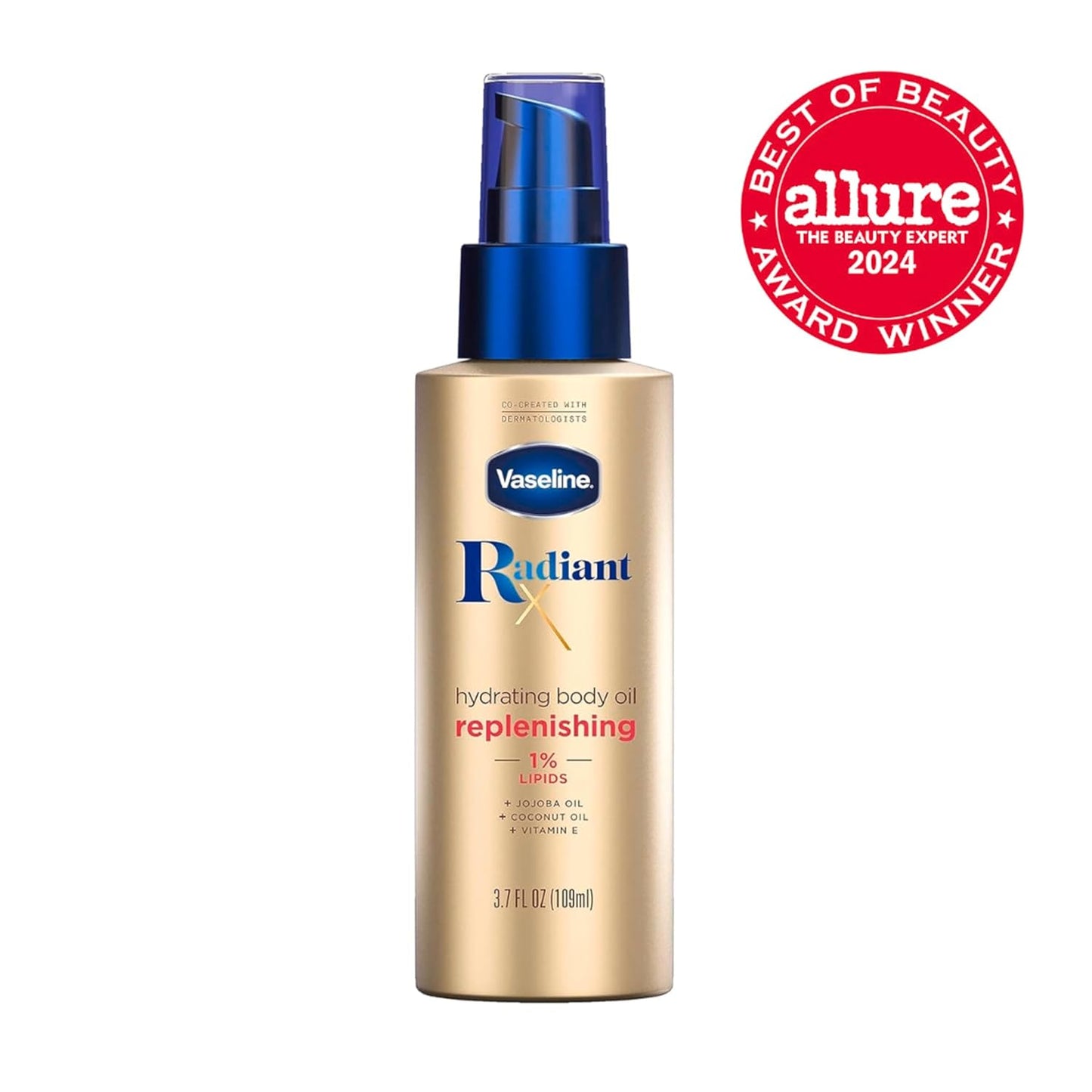 Vaseline Radiant X Hydrating Body Oil Pack of 2, Self-Care Holiday Gift Set for Her and Mom