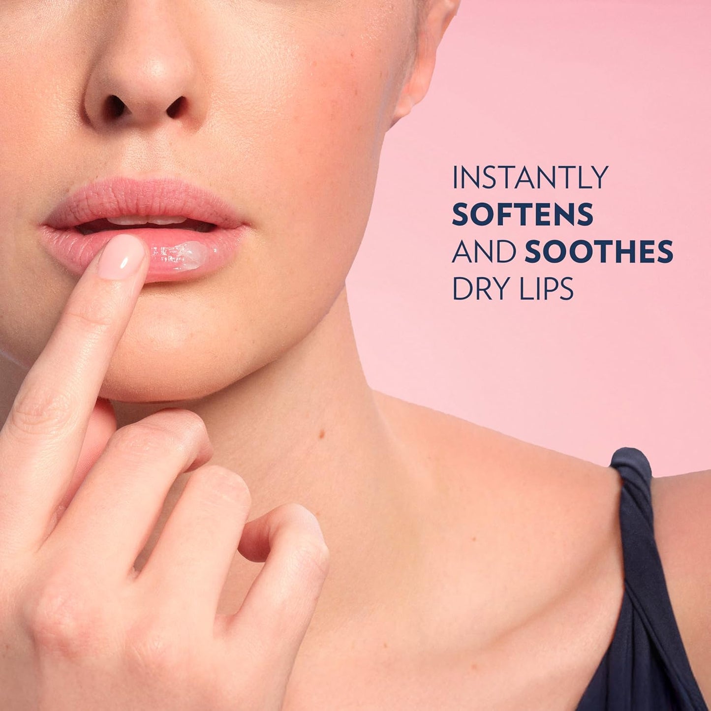 Vaseline Rosy Tinted Mini Lip Balm 2 ct – Self Care Essential for Bath Time and Wind Down Routine, Petroleum Jelly Lip Therapy