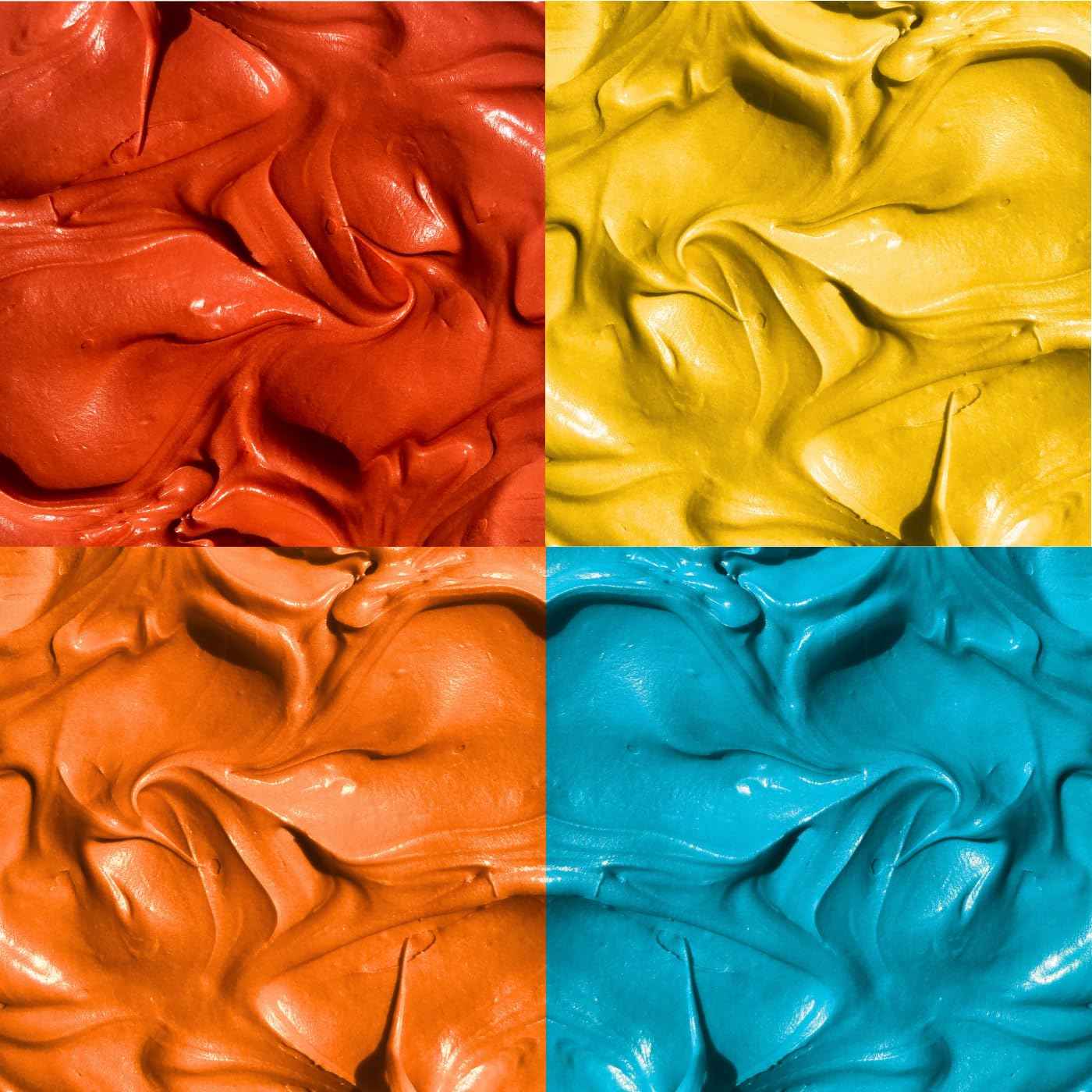 Supernatural Natural Food Dye for School Bake Sales and Kids' Party Decorating, Vegan Plant-Based Powder 4 Pack