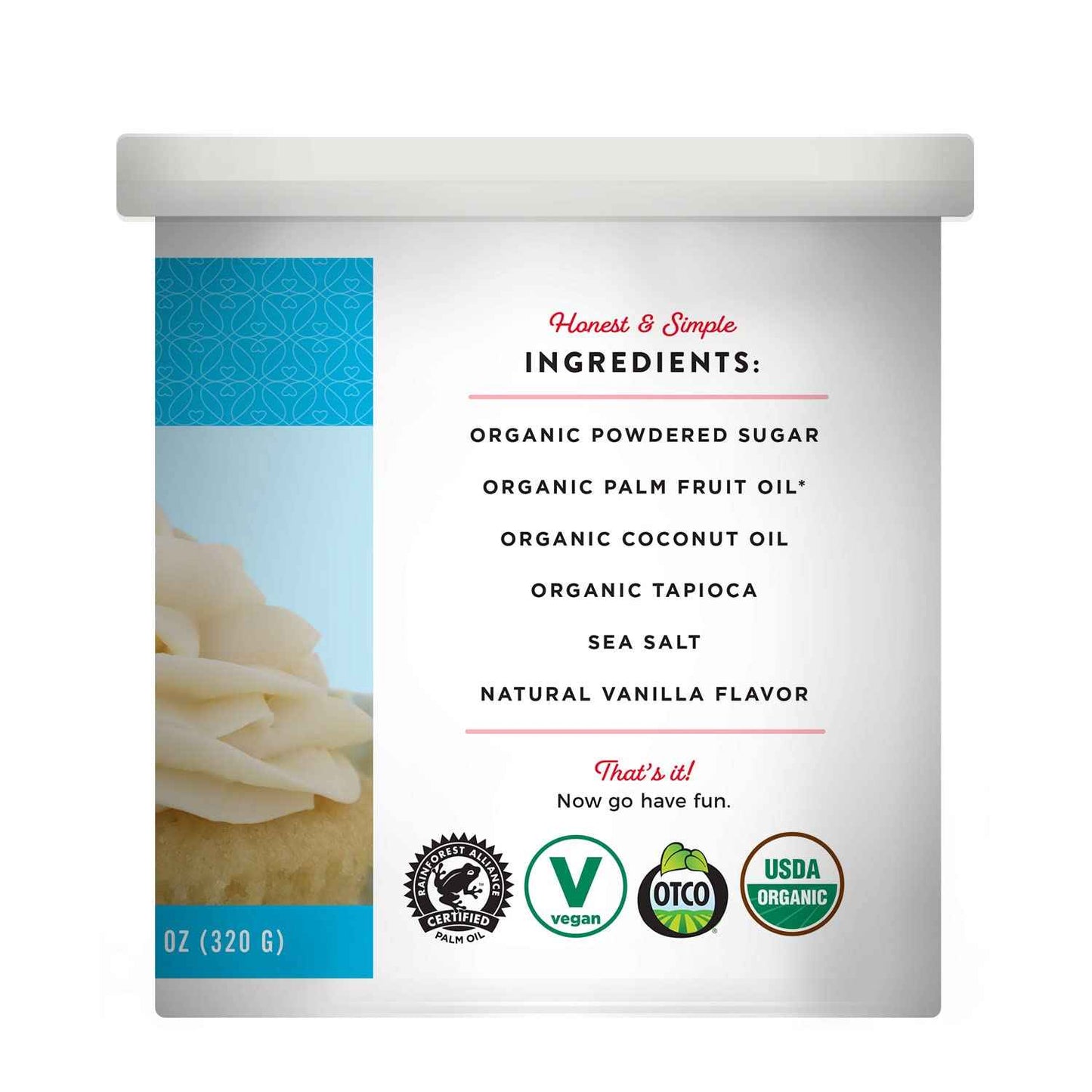 Miss Jones Baking Allergy-Friendly Vanilla Buttercream for Inclusive Baking, Free From Common Allergens