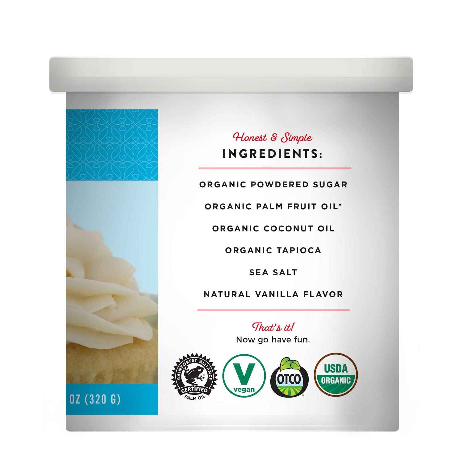 Miss Jones Baking Allergy-Friendly Vanilla Buttercream for Inclusive Baking, Free From Common Allergens