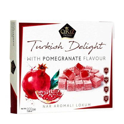 Cerez Pazari Gluten Free Lokum – Clean-Ingredient Pomegranate Candy for the Conscious Self-Care Evening