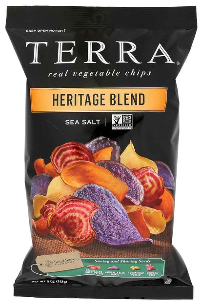 Terra Heritage Blend Chips – Portable Snack for Picnics and Hiking Adventures