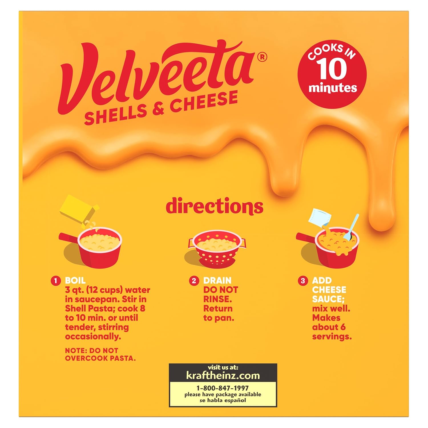Velveeta Shells & Cheese Original Value Box, 24 oz – Kid Approved Mac and Cheese for Busy Parents