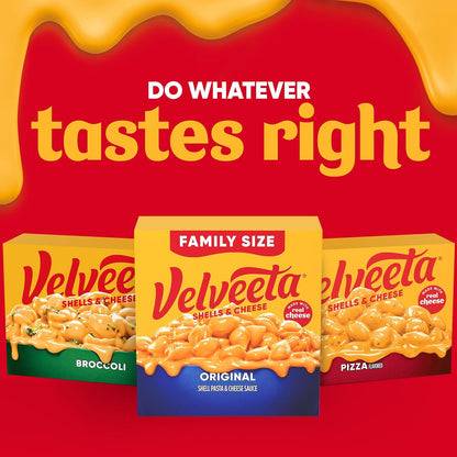 Velveeta Shells & Cheese Original Value Box, 24 oz – Kid Approved Mac and Cheese for Busy Parents
