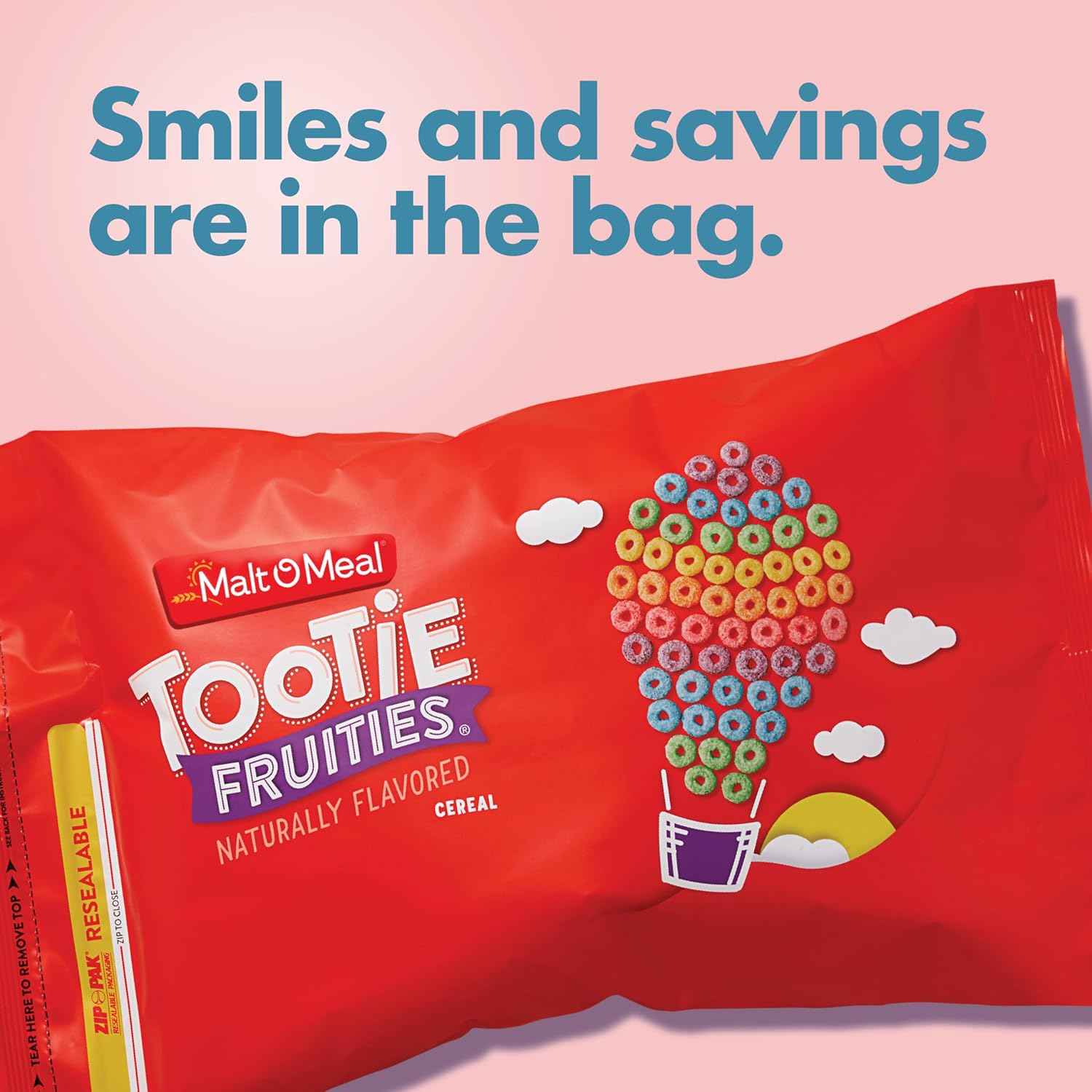 Malt-O-Meal Tootie Fruities Cereal – Nostalgic Birthday Gift Basket Addition for Cereal Lovers