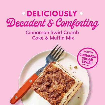 Duncan Hines Dolly Parton's Cinnamon Swirl Crumb Cake & Muffin Mix — Showpiece Pantry Bake for a Styled Coffee Bar
