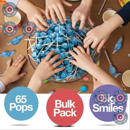 Zestix Mini Lollipop Bulk Pack – Child-Sized Cotton Candy Suckers for Classroom Treats & Birthday Goodie Bags