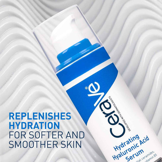 CeraVe Hyaluronic Acid Serum – Dermatologist-Developed Hydration Safe for Reactive and Compromised Skin