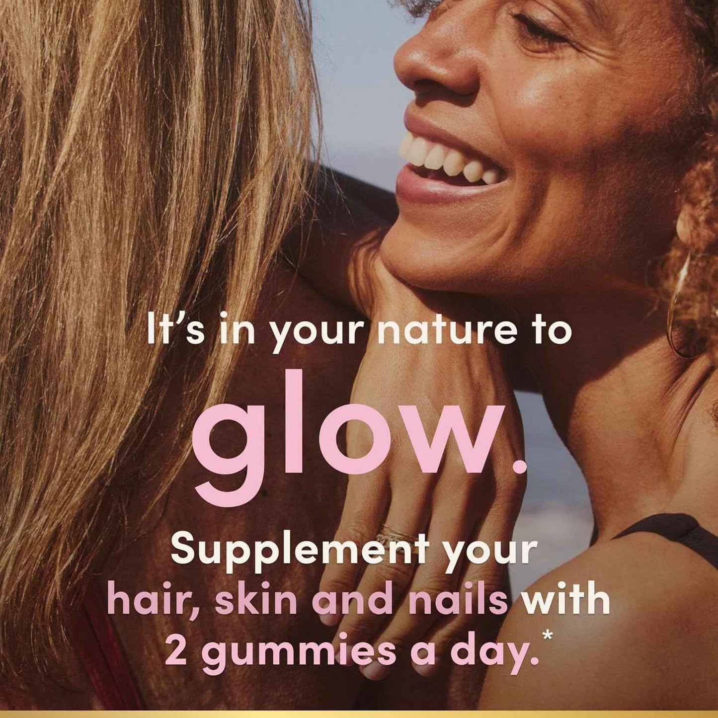Nature's Bounty Optimal Solutions Hair Skin & Nails Gummies – Premium Beauty Supplement for the Refined Vanity, Biotin 2500 mcg, 140 Count