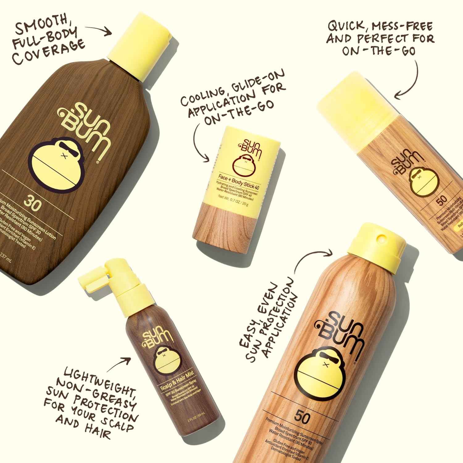 Sun Bum Original SPF 30 Sunscreen Lotion | Vitamin E Moisturizer for Your Daily Self-Care Skincare Ritual
