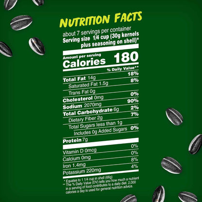 BIGS Sunflower Seeds Vlasic Dill Pickle 16 oz – Nut Free Gym Bag Snack for Allergy Safe Crunch