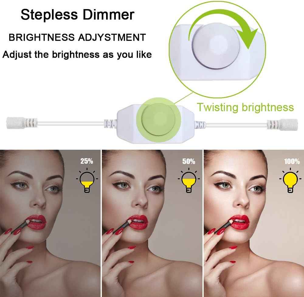 LuminGlow LED Mirror Light – Minimalist Vanity Strip, Clean Warm Glow for Intentional Spaces