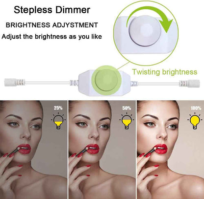 LuminGlow LED Mirror Light – Minimalist Vanity Strip, Clean Warm Glow for Intentional Spaces