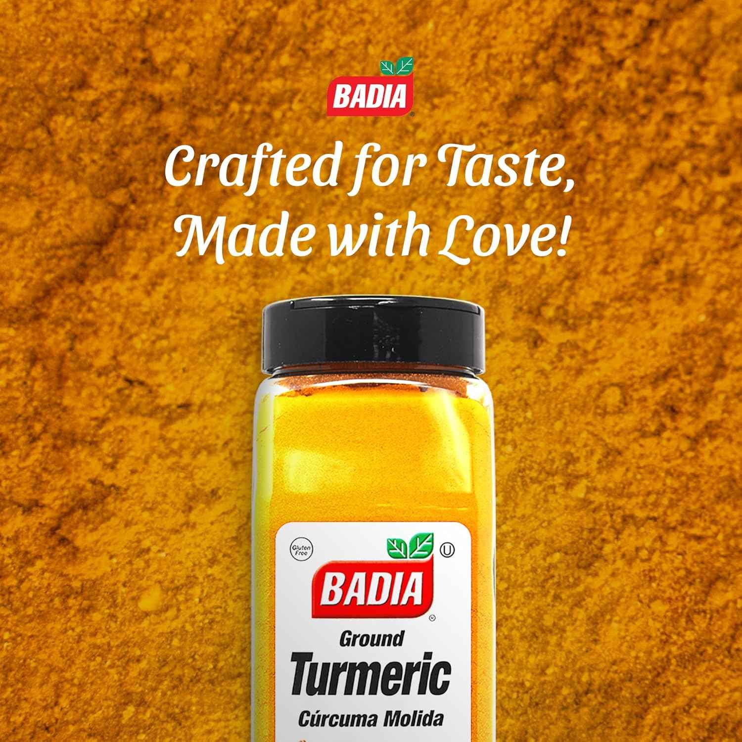 Badia Ground Turmeric Powder 16 oz – Birthday Gift for Mom Who Loves Indian Cooking and Golden Milk