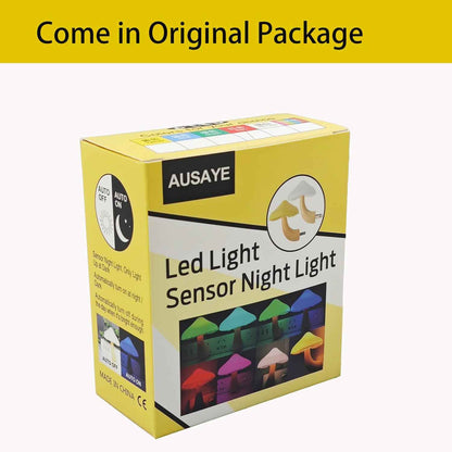 AUSAYE Mushroom Night Light for Bath Time Ritual – Soft Warm Glow Plug in LED for Mindful Evenings