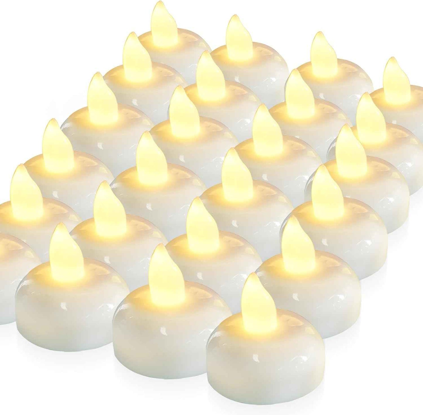 Homemory Flameless Floating Candles – Thoughtful Housewarming and Birthday Gift for Her, Bulk Set of 12 to 48