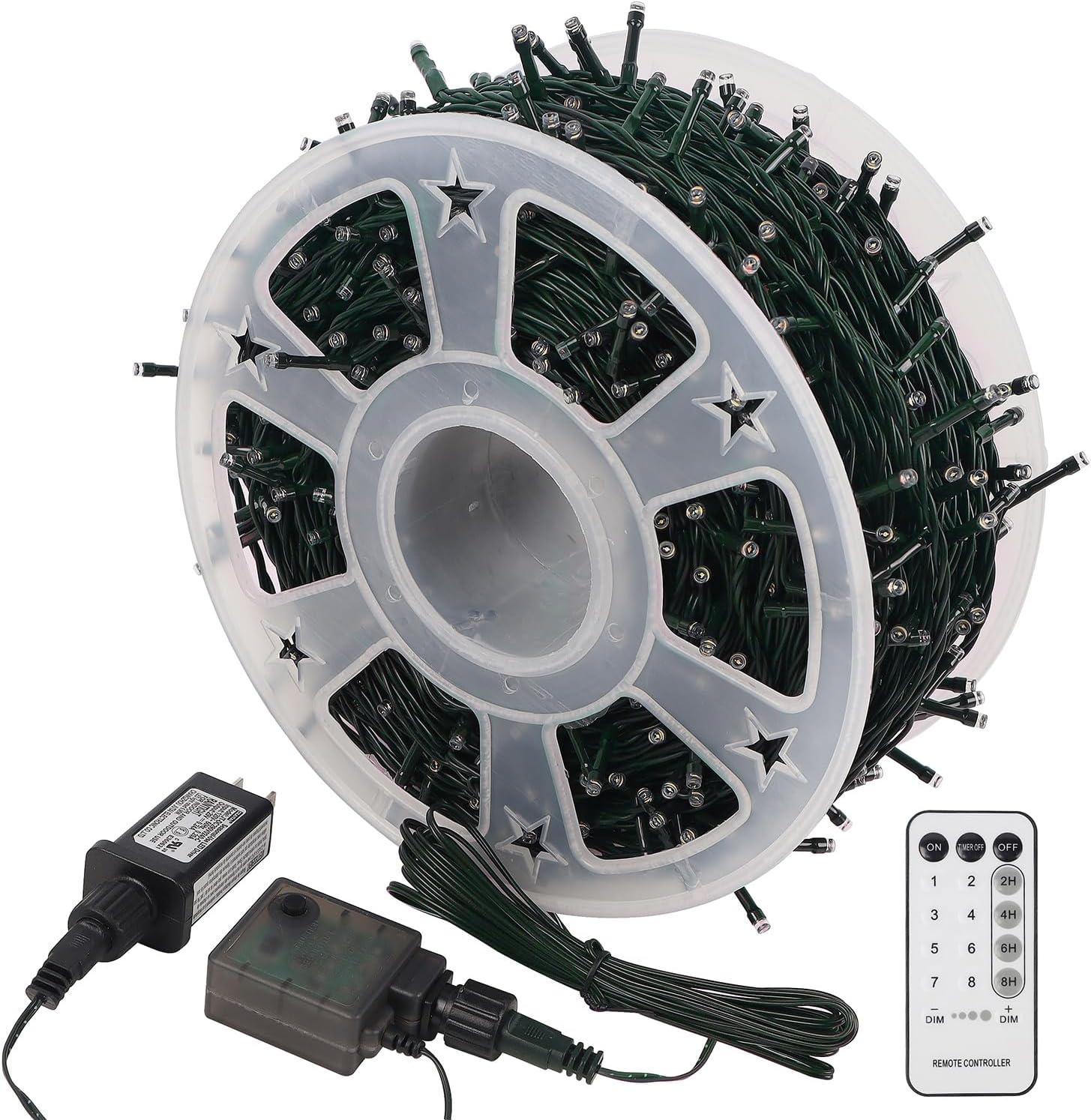 WATERGLIDE 1000 LED String Lights 328ft – Thoughtful Housewarming & Holiday Gift for Her with Remote