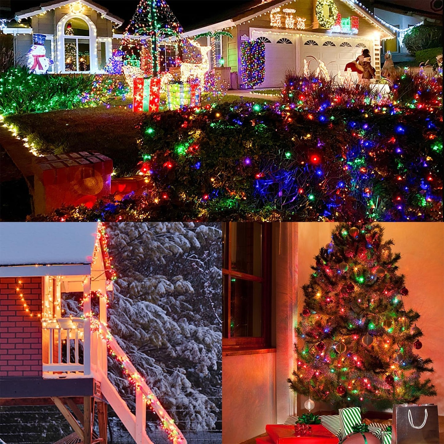WATERGLIDE 1000 LED String Lights 328ft – Thoughtful Housewarming & Holiday Gift for Her with Remote