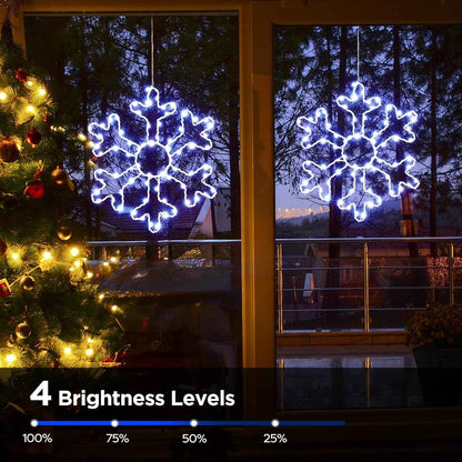 BlcTec Metal Snowflake Wall Lights – Bedroom and Fireplace Mantel Ambiance Upgrade