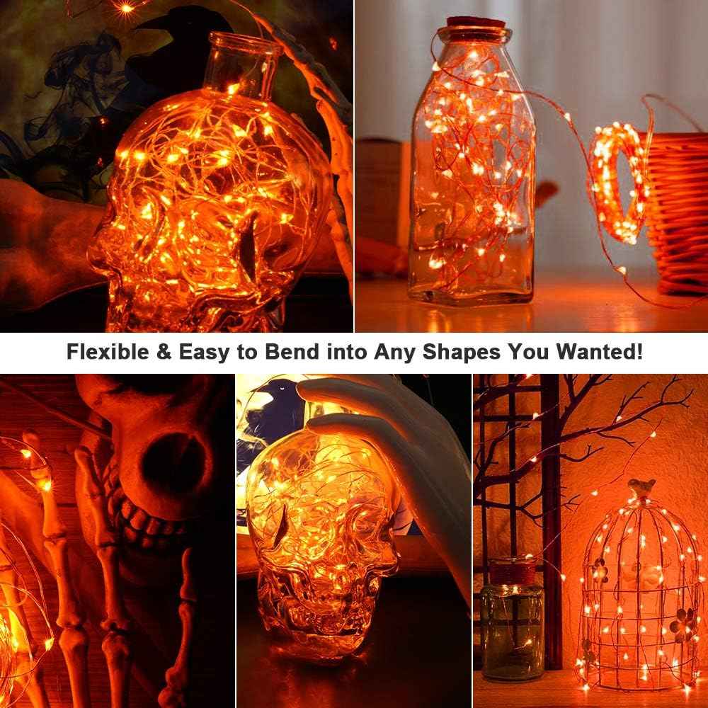 BrizLabs Halloween Fairy Lights – Thoughtful Seasonal Gift for Her, Battery LED String for Cozy Home Decor