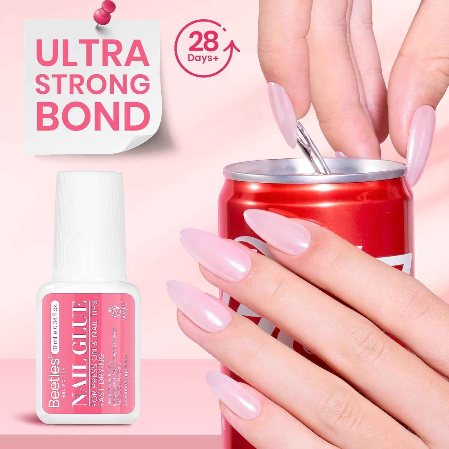 Beetles 10ML Nail Glue – Mindful Beauty Companion for Spa-Style Nail Care in Your Bedroom