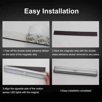 Akoviwa Slim Motion Light Bar – 0.59-Inch Profile LED Night Light for Clean, Uncluttered Interiors